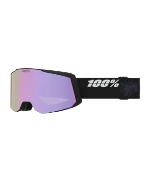 100% Snowcraft S Goggle Zoi - Hiper Smoke W/ Lavender Mirror - 2024