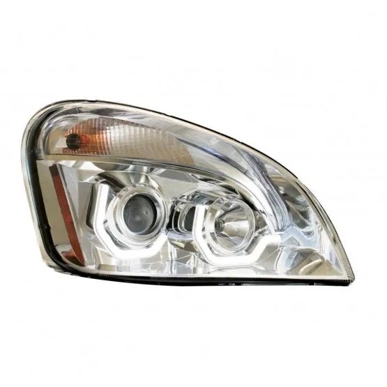 2008  Freightliner Cascadia Chrome Projection Headlight w/ LED Position Light