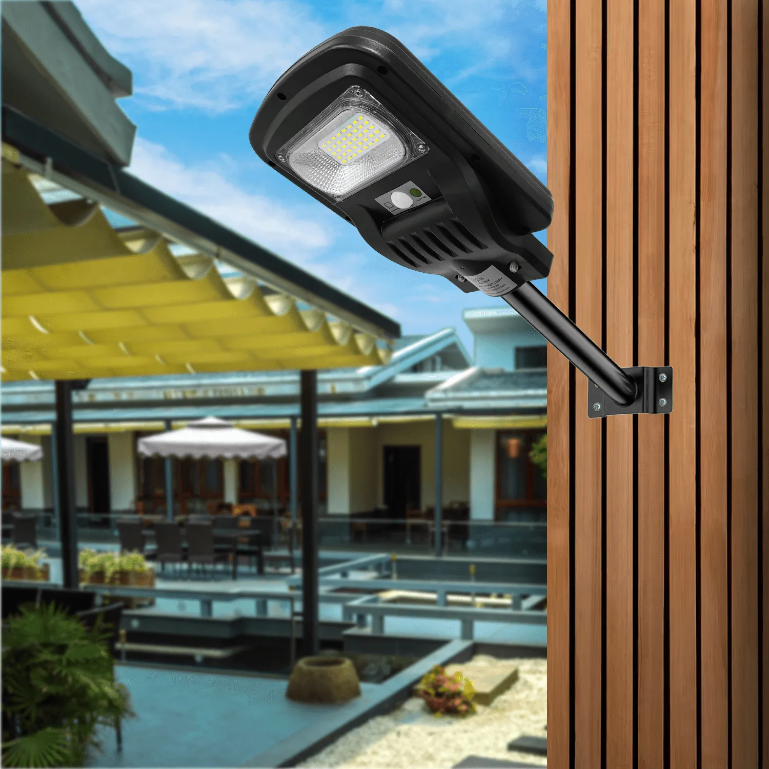 50 Watt Solar Street Light With Motion Sensor Without Pole (White Light)