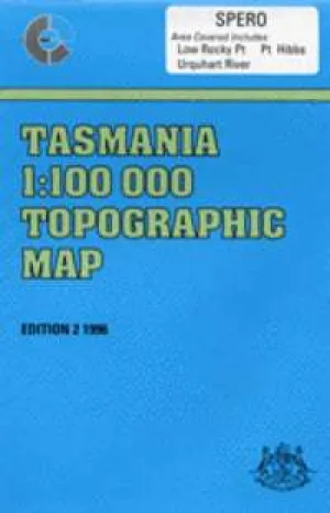 7912 Spero Topographic Map (2nd Edition) by TasMap (1996)