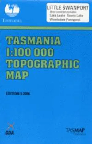 8413 Little Swanport Topographic Map (5th Edition) by TasMap (2006)