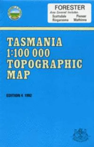 8415 Forester Topographic Map (4th Edition) by TasMap (1992)