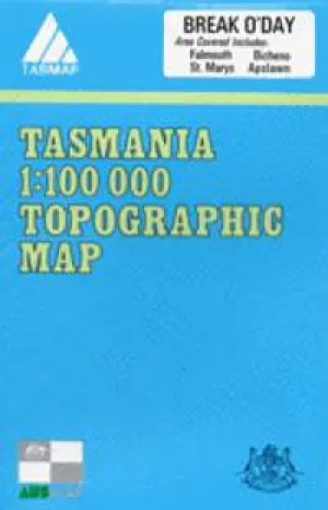 8514 Break O`Day Topographic Map (2nd Edition) by TasMap (1979)