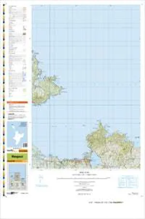 AU27 Mangonui Topographic Map by Land Information New Zealand (2013)