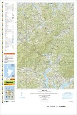 AV27 Mangamuka Topographic Map by Land Information New Zealand (2013)