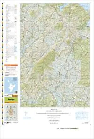 BF37 Waiotapu Topographic Map by Land Information New Zealand (2009)