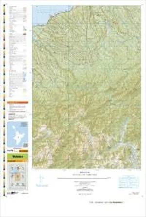 BH36 Motutere Topographic Map by Land Information New Zealand (2013)