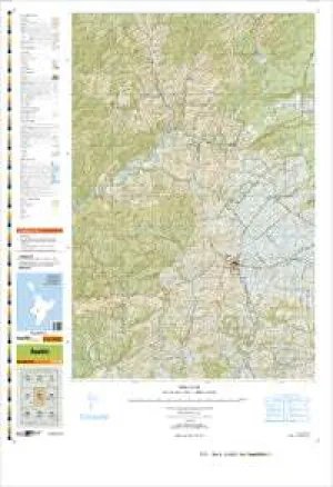 BJ33 Raetihi Topographic Map by Land Information New Zealand (2009)