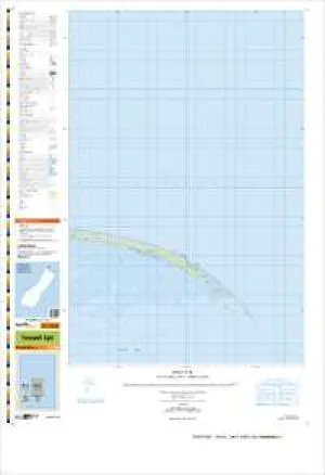 BM25 Farewell Spit Topographic Map by Land Information New Zealand (2009)