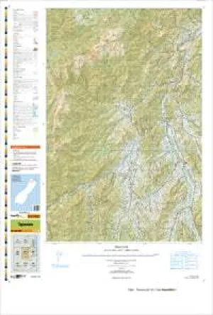 BQ24 Tapawera Topographic Map by Land Information New Zealand (2013)