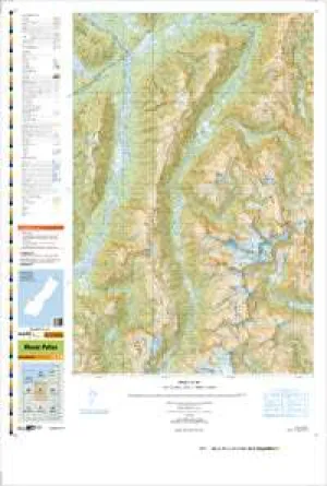 BZ11 Mount Pollux Topographic Map by Land Information New Zealand (2009)