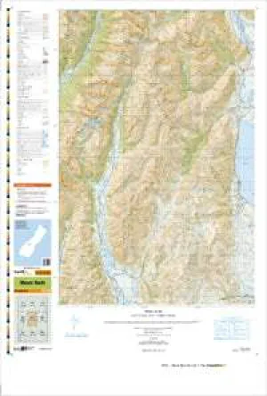 BZ14 Mount Barth Topographic Map by Land Information New Zealand (2011)