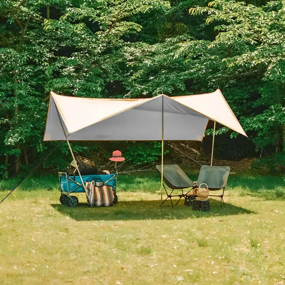 HYPERANGER UPF50 Outdoor Silver Coated Canopy Tent