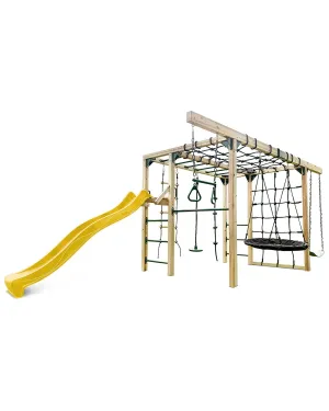 Lifespan Kids Orangutan Climbing Cube Jungle Gym Play Centre   Yellow Slide