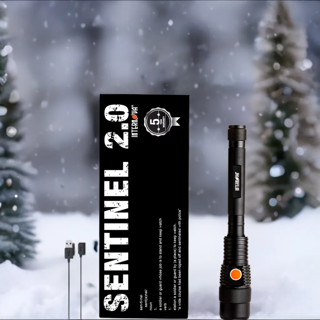 Sentinel 2000 Lumen Tactical Flashlight